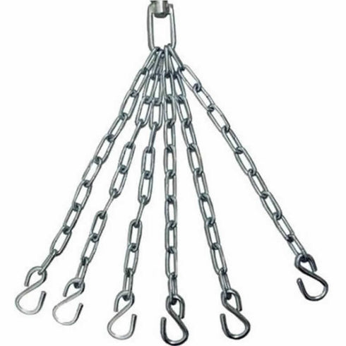 RDX X1 6 PANEL SILVER STEEL PUNCH BAG CHAINS-3